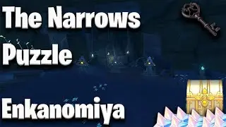 The Narrows Puzzle | Enkanomiya | Secret key location | Luxurious chest | genshin Impact |