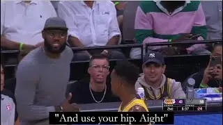 You Didn't Notice This When LeBron James Coached Malik Monk