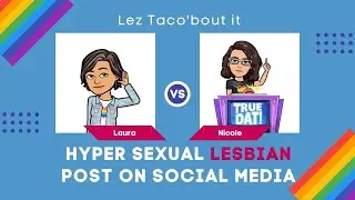 Hyper Sexual Lesbian Post on Social Media