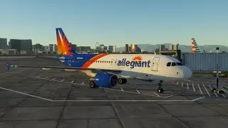 AAY A319 Landing | KSCK | Xplane-12