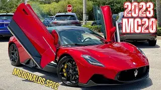 2023 Maserati MC20 McDonalds Spec In Rosso Vincente Is A $260,000 Beauty