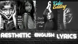 How To Make Aesthetic English Lyrics Video In CAPCUT TIKTOK || New Trending White Effects In Video