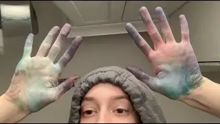 attempting to reverse tiedye a shirt... yikes