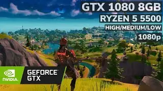 Fortnite Chapter 2 Remix Benchmark | GTX 1080 | Ryzen 5 5500 | 16GB RAM