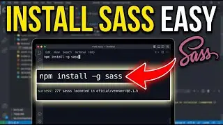 How to Install SASS from Sass - Easy Tutorial