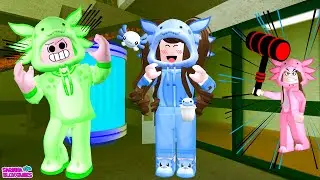 MY MOTHER IS A HAMMER AXOLOTH!!! Flee the facility | Roblox