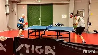 20220424 practice drill and sets with Neubauer Trouble Maker ox on Re-Impact Le Géant