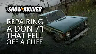 SnowRunner #24 - Repairing A Don 71 That Fell Off A Cliff - Xbox One