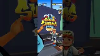 Jumping on trains in Subway Surfers