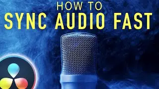 SYNC AUDIO FAST Tutorial | DaVinci Resolve 16 Tutorial