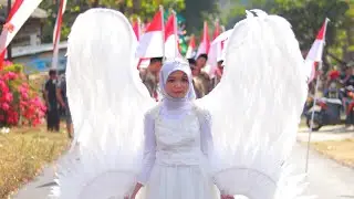 KOSTUM KARNAVAL - MASKOT SAYAP DARI SPON PE - KARYA KARANG TARUNA MUDA WIGUNA BHAKTI