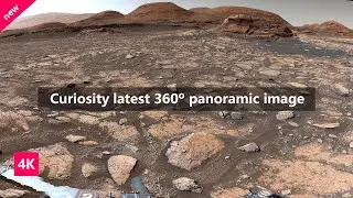 Curiosity's latest 360º panorama on Mars 4K March 30, 2021