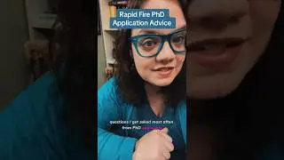 PhD Application Advice 2023: Lightning Round!