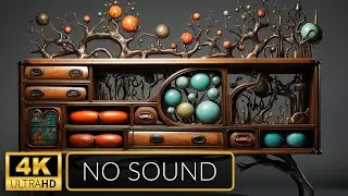 4K | ART Slideshow for TV | Abstract Furniture | 1 Hour | No Sound