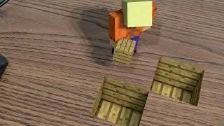 Rig Animation Test 2 (breaking blocks)