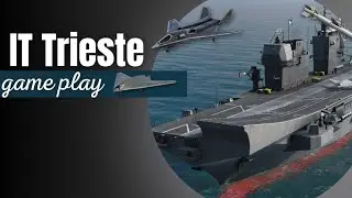 modern warships IT Trieste aircraft carrier game play (L9880) new event!