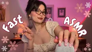 30+ Mins of Fast and Aggressive ASMR (Unpredictable Mouth Sounds, Mic Triggers, Trigger Assortment)