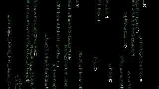 Matrix Digital Rain. Version 0.2. Made with PyGame
