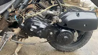Сборка двигателя Honda Dio  af-27