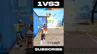 FREE FIRE 🔥 1 VS 3 CLUTCH WITH GRENADE 🤯🎯 #shorts #wljacky