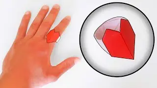 How to make an ORIGAMI HEART RING