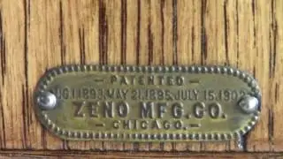 Original Wood Zeno Gum Vending Machine