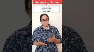 MEASURING SCALES: NOMINAL SCALE, ORDINAL SCALE, INTERVAL SCALE, RATIO SCALE || EDUCATIONAL SHORTS-15