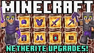 Upgrade to Netherite Armor & Tools! Minecraft 1.21 & World Download