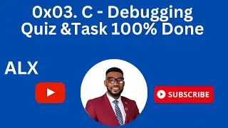 0x03. C - Debugging