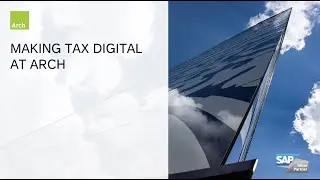 Making Tax Digital (MTD) on SAP with Arch #sapfico
