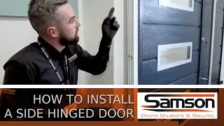 How to install a side hinged garage door - Samson Doors