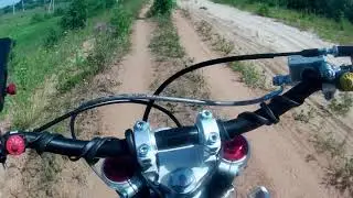 падение на питбайке(на мотардах)