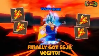Finally got SSJB Vegito in Premium Banner | Dragon Blox Roblox