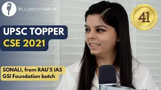 Sonali Dev AIR 41 in UPSC CSE 2021 Result | IAS Topper 2021 | Rau's IAS