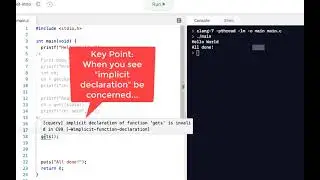 C Programming Skills Using Replit: stdio.h Input Functions