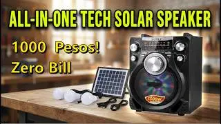 SUYLI SY-1623 8-inch AM/FM/Bluetooth/Bulb/Powerbank/Solar power Speaker Review