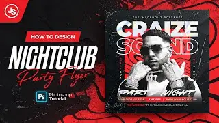 DJ Party Flyer Design (Photoshop Tutorial)
