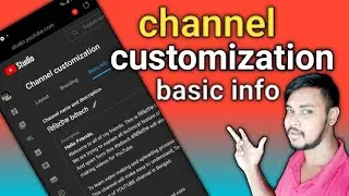 YouTube Basic Info Settings | Basic Info For Youtube Channel Customization Tutorial, bdtech