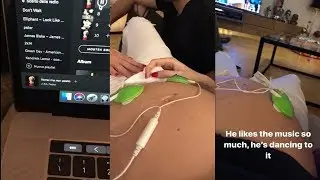 FEDEZ E CHIARA FANNO ASCOLTARE LA MUSICA AL LORO BAMBINO E LUI SI MUOVE!