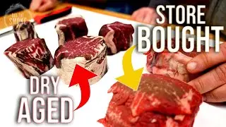 DRY AGED Filet vs. STORE BOUGHT Filet... Which is BEST? | Out the Smoke BBQ Experiment