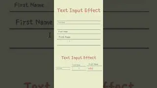 💻 CSS Input type=