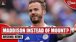 ARSENAL NEWS: MADDISON THE ALTERNATIVE TO MOUNT? Rice bid due after ECL final & Balogun to Serie A?