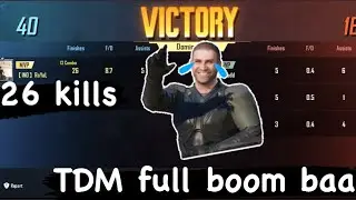 26 kills in tdm | powe of akm | BGMI