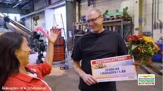 Hur sjukt är det inte att Magnus vann Plus-vinsten i Postkodlotteriet?