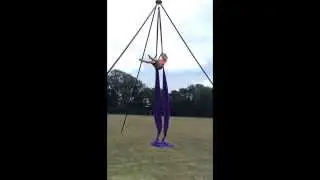 Aerial Silks | Belay Drop Sequence | Dayna Timmons
