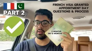 French Student Visa Received | Interview Day Process | Preparations | Questions - Schengen Visa