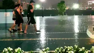 ABUDHABI RAIN BEAUTIFUL VIEW