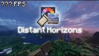 Tutorial Minecraft 2024 | Distant Horizons +  Bliss Shaders - 2K60fps
