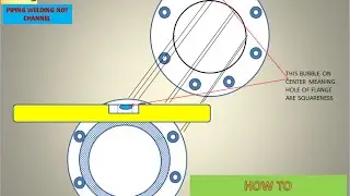 How to Square Flange and Hole of Flange and Pipe to Pipe