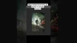 Photoshop Ai completes: Crysis 2 Cover Art [Generative Fill] 